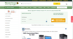 Desktop Screenshot of memorystock.com